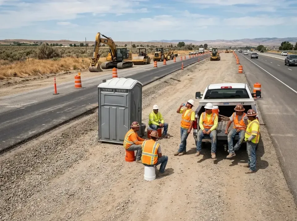 highway-road-construction-crew-007 — frequently asked questions, Porta Potty and Restroom Rentals in Burnettown, SC